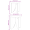 vidaXL Coffee Table Set 2 pcs White 41.5 x 41.5 x 44 cm