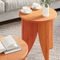 vidaXL Coffee Table Set 2 pcs Wax brown 41.5 x 41.5 x 44 cm