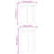 vidaXL Coffee Table Set 2 pcs White Solid pine wood