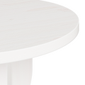 vidaXL Side Table White Solid pine wood