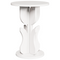 vidaXL Side Table White Solid pine wood