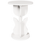 vidaXL Side Table White Solid pine wood