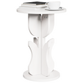 vidaXL Side Table White Solid pine wood