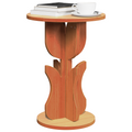 vidaXL Side Table Wax brown Solid pine wood