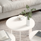vidaXL Coffee Table Set 3 pcs White Solid pine wood