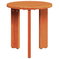 vidaXL Coffee Table Set 3 pcs Wax brown Solid pine wood