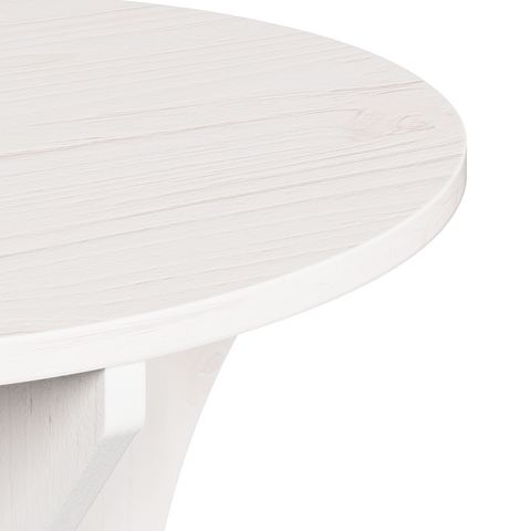 vidaXL Coffee Table Set 3 pcs White Solid pine wood