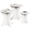 vidaXL Coffee Table Set 3 pcs White Solid pine wood