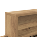 vidaXL Wall-Mounted Coat Rack with Shelf Wall-mounted with Storage Artisan oak Engineered wood