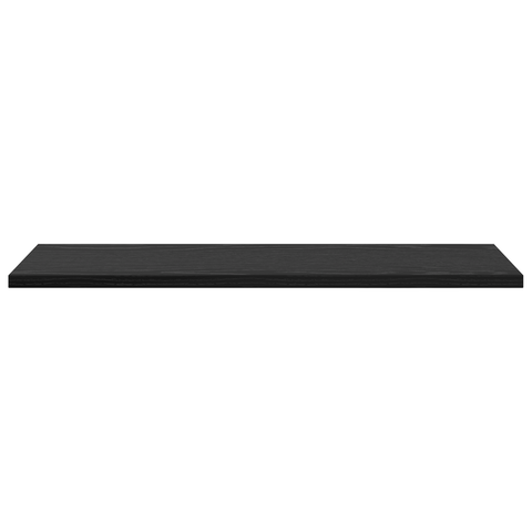 vidaXL Black Oak Bookshelf Boards - Set of 4, 60x20x1.5 cm, Made from Engineered Wood