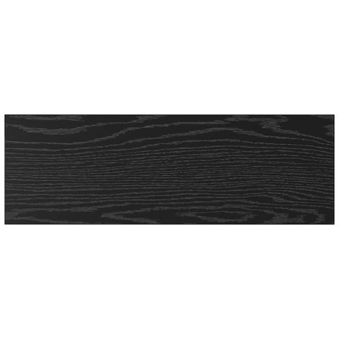 vidaXL Black Oak Bookshelf Boards - Set of 4, 60x20x1.5 cm, Made from Engineered Wood
