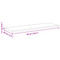 vidaXL Black Oak Bookshelf Boards - Set of 4, 60x20x1.5 cm, Made from Engineered Wood