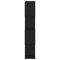 vidaXL Bookcase Black oak 70 x 24 x 129 cm Engineered wood