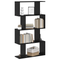 vidaXL Bookcase Black oak 70 x 24 x 129 cm Engineered wood