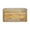 2 Drawer Curved Wall Mounted Oak-ish Bedside Sleeping Artisan Furniture 
