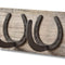 6 Horse Shoe Hooks On Dark Wood Accessories Hill Interiors 