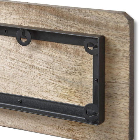6 Horse Shoe Hooks On Dark Wood Accessories Hill Interiors 