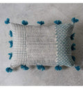 Advika Block Print Cushion Teal Accessories Regency Studio 