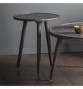 Agra Side Table Grey Copper Living Regency Studio 