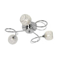 Aherne 3 Ceiling Lamp Chrome Lighting Regency Studio 