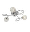 Aherne 3 Ceiling Lamp Chrome Lighting Regency Studio 