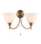 Alton 2 Wall Light Satin Chrome Lighting Regency Studio 