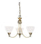 Alton 3 Pendant Light Antique Brass Lighting Regency Studio 