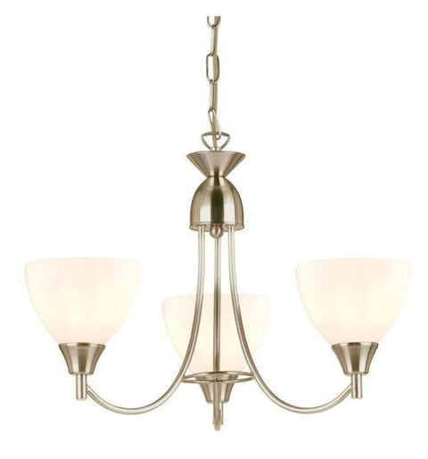 Alton 3 Pendant Light Satin Chrome Lighting Regency Studio 