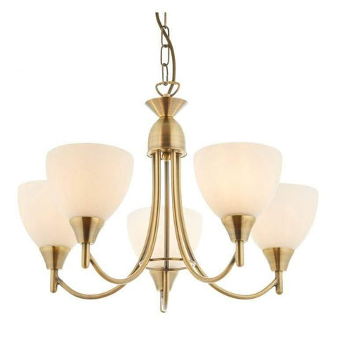 Alton 5 Pendant Light Antique Brass Lighting Regency Studio 