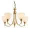 Alton 5 Pendant Light Antique Brass Lighting Regency Studio 