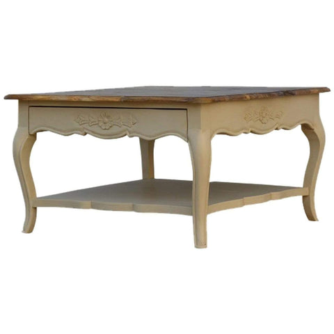Amberly Carved Coffee Table Living Artisan Furniture 