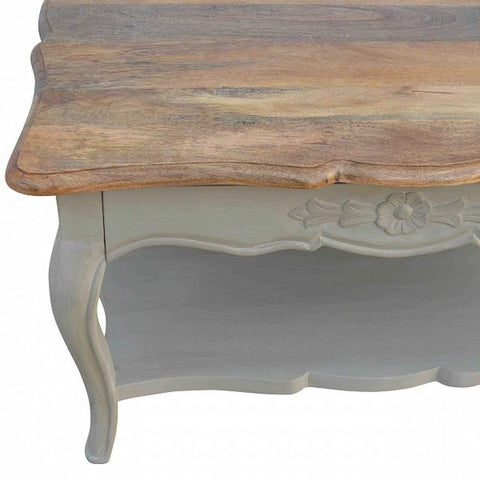 Amberly Carved Coffee Table Living Artisan Furniture 