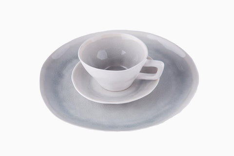 Amelie Cup & Saucer Cement by Lene Bjerre Tableware Lene Bjerre 