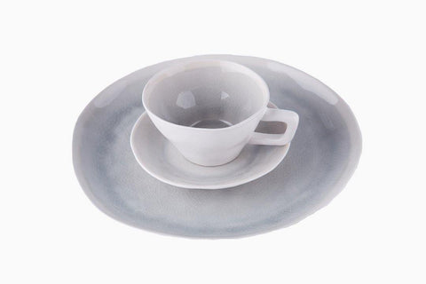 Amelie Dinner Plate in Cement by Lene Bjerre Tableware Lene Bjerre 