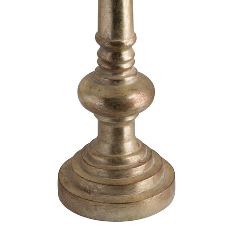 Antique Brass Effect Tall Candle Holder Accessories Hill Interiors 