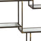 Antique Brass Large Multi Shelf Living Hill Interiors 