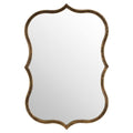 Antique Bronze Curved Mirror Mirrors Hill Interiors 