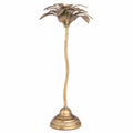Antique Bronze Large Palm Tree Candle Holder Accessories Hill Interiors 