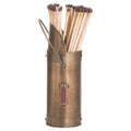 Antique Bronze Matchstick Holder With 60 Matches Accessories Hill Interiors 