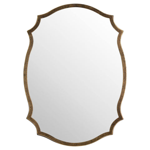 Antique Bronze Ornate Curved Mirror Mirrors Hill Interiors 
