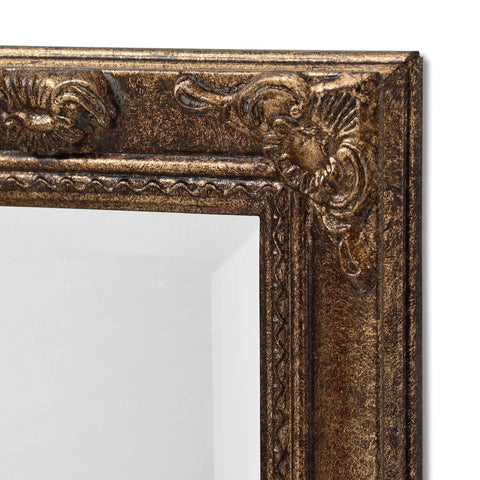 Antique Gold Narrow Wall Mirror Mirrors Hill Interiors 