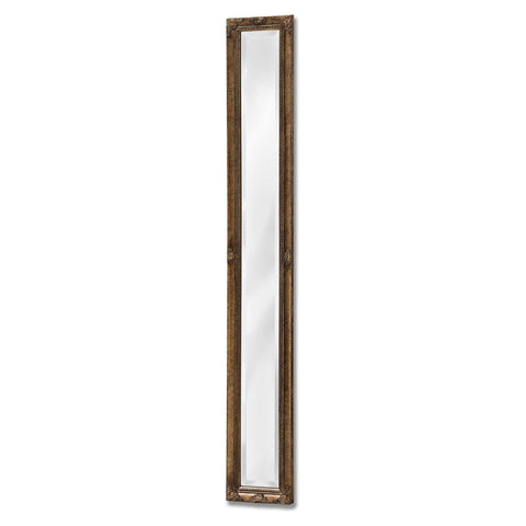 Antique Gold Narrow Wall Mirror Mirrors Hill Interiors 