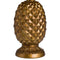 Antique Gold Pineapple Lamp With Mustard Velvet Shade Lighting Hill Interiors 