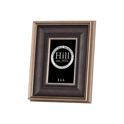 Antique Gold With Black Detail Photo Frame 4X6 Accessories Hill Interiors 