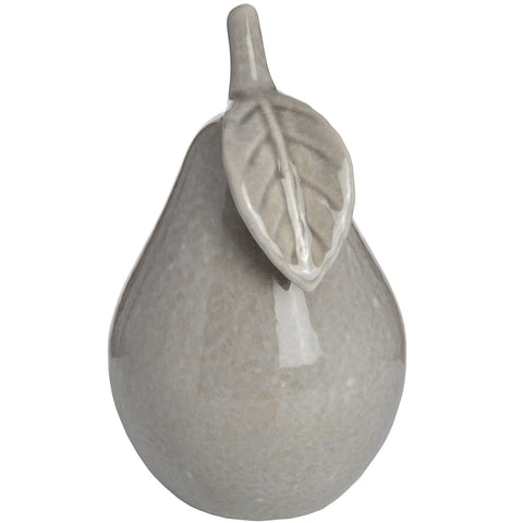 Antique Grey Small Ceramic Pear Accessories Hill Interiors 