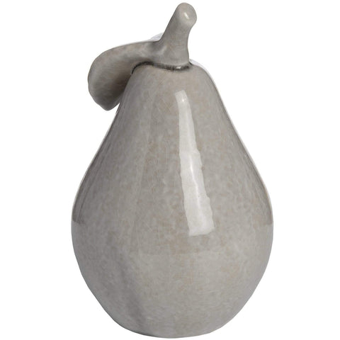 Antique Grey Small Ceramic Pear Accessories Hill Interiors 