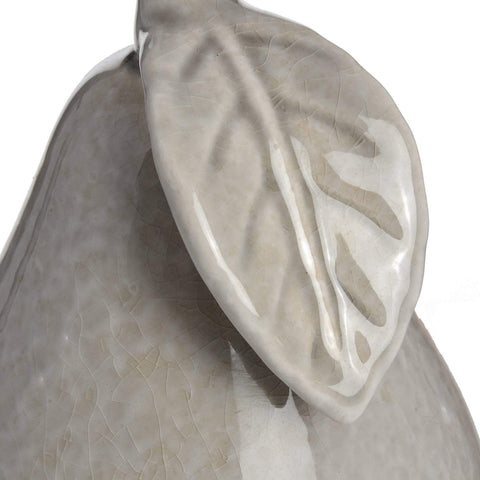 Antique Grey Small Ceramic Pear Accessories Hill Interiors 
