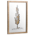 Antique Metallic Brass Mirrored Pine Wall Art Accessories Hill Interiors 