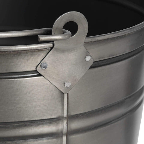 Antique Pewter Ash Bucket Accessories Hill Interiors 