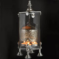 Antique Silver Heart Lantern Spinner Accessories Hill Interiors 